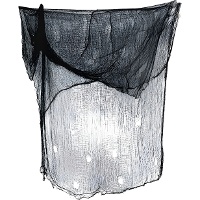 Witte spinnenwebgordijn van 5 x 2 m