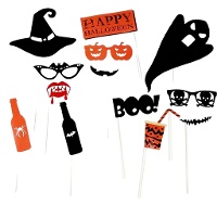 Kit voor Halloween-fotohoek - 12 stuks