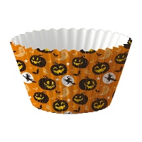 Cupcakevormpjes van Griezelig Kasteel - 50 stuks