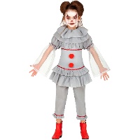 Griezelig clownskostuum voor meisjes