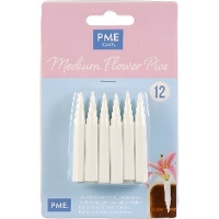 Middelgrote bloemenprikkers - PME - 12 stuks