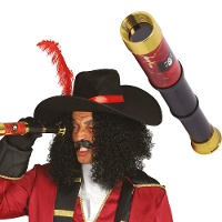 Gouden piratenkijker - 30 cm