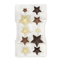 Stervormige chocoladevorm - Decora - 10 holtes