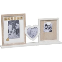 Meervoudig familiefotolijstje voor op tafel