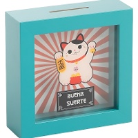 Decoratieve spaarpot Maneki Neko - Gelukskat