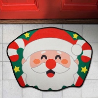 Kerstdeurmat met de Kerstman