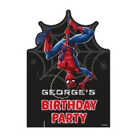 Personaliseerbaar Spiderman-spinnenwebbord