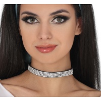 Glinsterende retro-choker