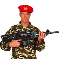 Opblaasbaar machinegeweer 90 cm