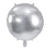 Metalen ronde ballon van 80 cm - Partydeco
