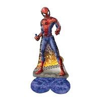 Spiderman-ballon met spinnenweb, 1,37 x 0,66 m
