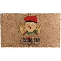 Deurmat met Tió de Nadal
