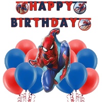 Spiderman feestdecoratiepakket - 22 stuks