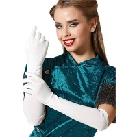 Lange gekleurde handschoenen