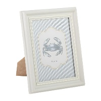 Witte fotolijst 15 x 20 cm, vintage-stijl