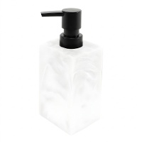 Zeepdispenser van doorschijnend marmer van 16,5 cm - 1 stuk