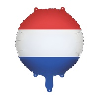 Folieballon met Nederlandse vlag - 35 cm
