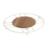 Bois & Terre 18 cm onderzetter in rustieke stijl