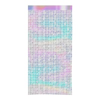 Gordijn van 2 x 1 m met cirkels - 1 stuk