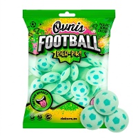 Wafer-snoepjes in UFO-voetbalvorm gevuld met pica pica, 39 g - Tatto Fútbol Dekora
