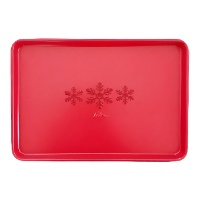 Rechthoekige kerstvorm 39,5 x 27 x 2,4 cm - Decora