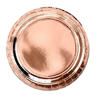 Metallic kartonnen borden van 20 cm - 10 stuks