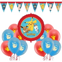 Decoratieset voor een Pokémon-feest - 22-delig