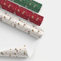 Inpakpapier met elfjes 2 x 0,70 m - 1 stuk