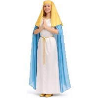 Vrouwenkostuum van de Maagd Maria