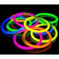 Lichtgevende armbanden - 100 stuks