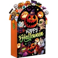 Zak voor snoepjes van Happy Halloween 16 x 11 cm - 6 stuks