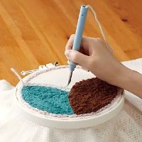 Borduurring voor priknaald met poten van 18 cm - Clover