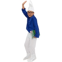 Blauw kabouterkostuum voor kinderen