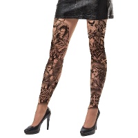 Satanische tattoo panty's