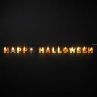Happy Halloween Lichtslinger van 1,75 m