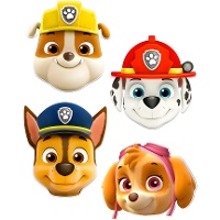Maskers van Paw Patrol-feest - 6 stuks