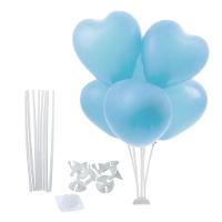 Doorzichtig balloncenterstuk - 8 stuks